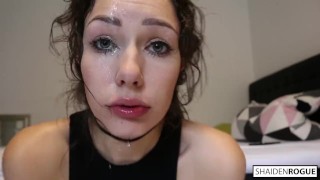 Shaiden Rogue: “NO MERCY for my Throat – ROUGH Deepthroat and Facefucking”